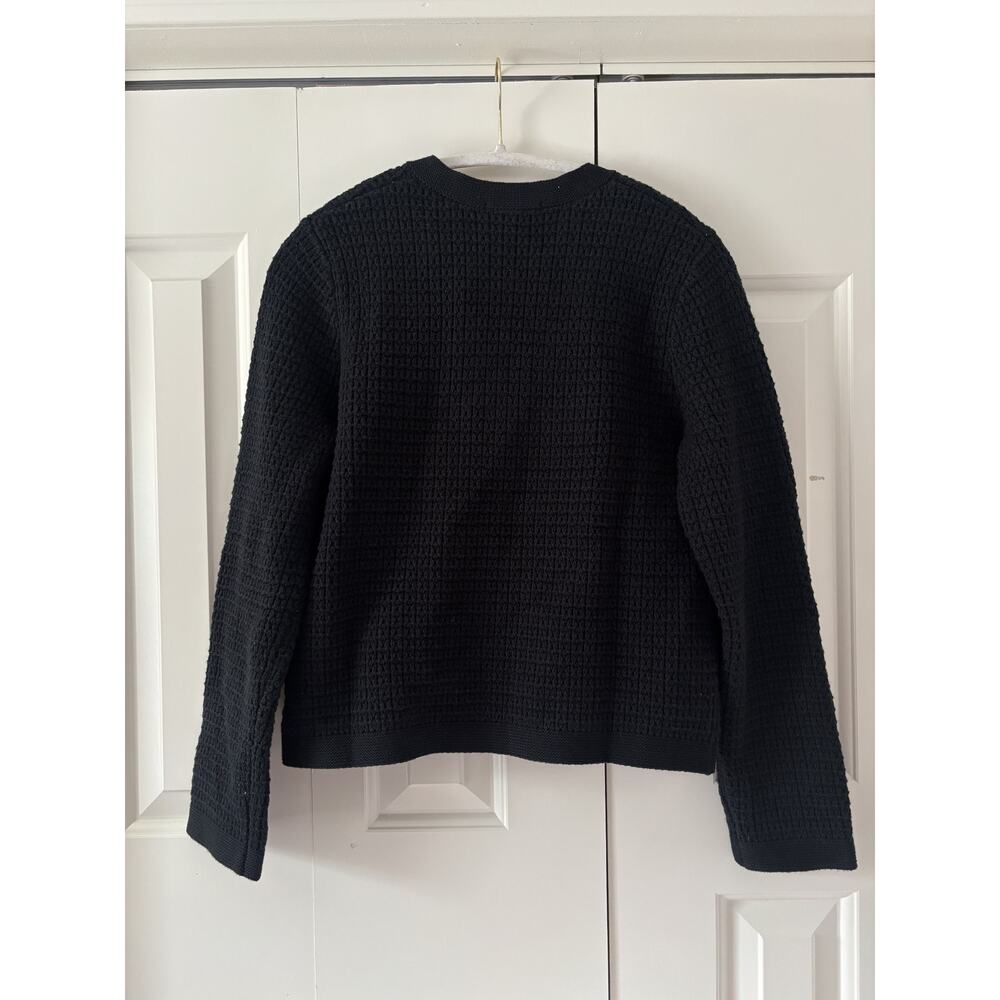 UNIQLO Women’s Black Knitted Short Jacket M - Picture 5 of 5